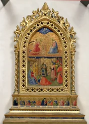 A Anunciação e a Adoração dos Magos (tempera no painel)